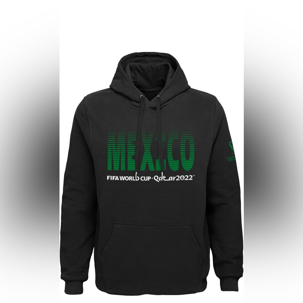 Outerstuff Men's 👨🏻 FIFA ⚽️ World 🌎 Cup 🏆 Country Fade Fleece Hoodie Sz XXL